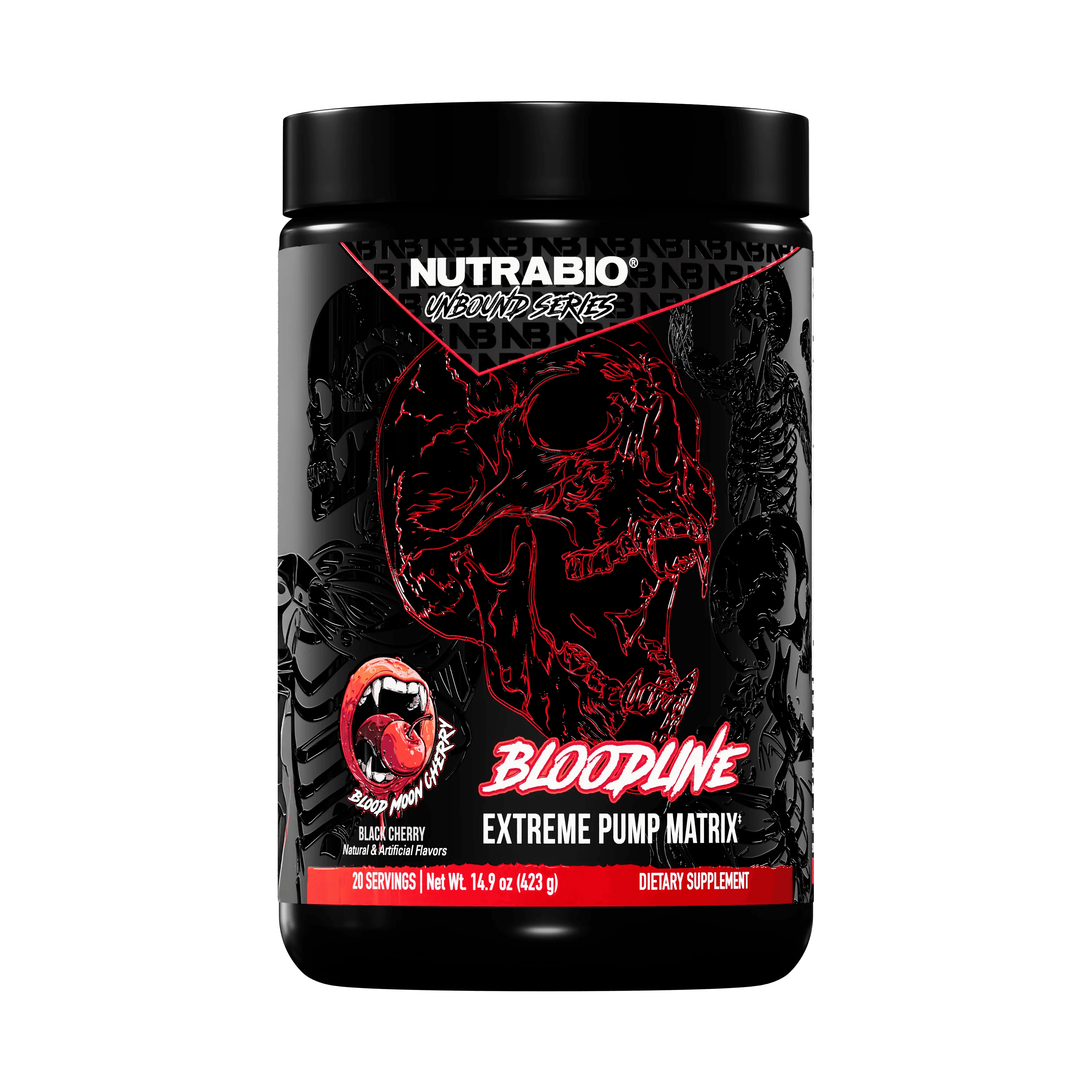 NutraBio Bloodline Extreme Pump Matrix - Blood Moon Cherry
