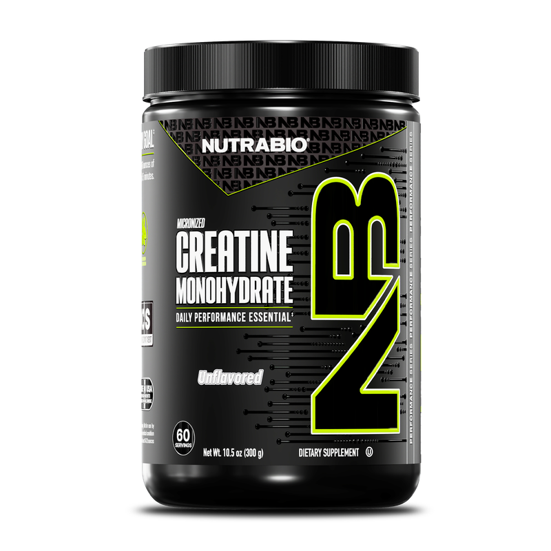 NutraBio Creatine Monohydrate (150 Capsules)